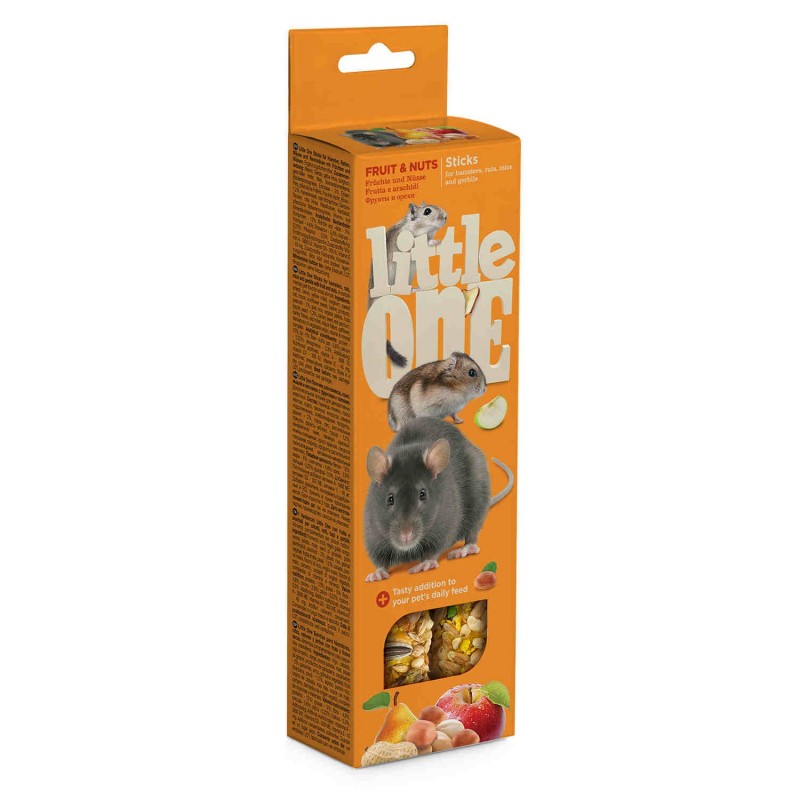 Snack Roedores Frutas y Nueces 2 sticks x 60 gr. Little One