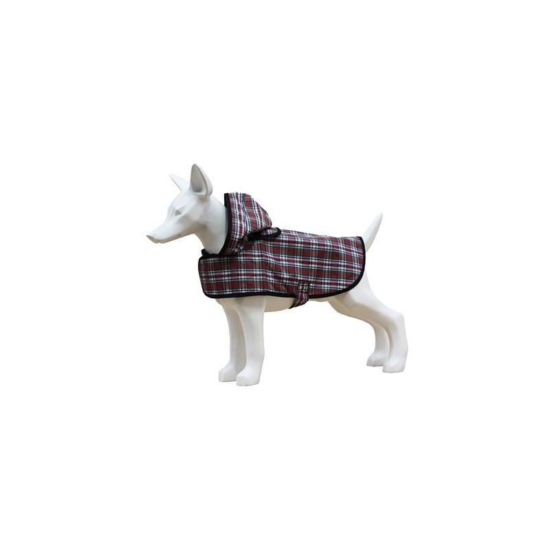 Chubasquero cuadros 25cm Freedog