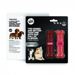 Juguete Perro Aroma Pack Salchicha Ternera/Bacon Tasty Bone Toy