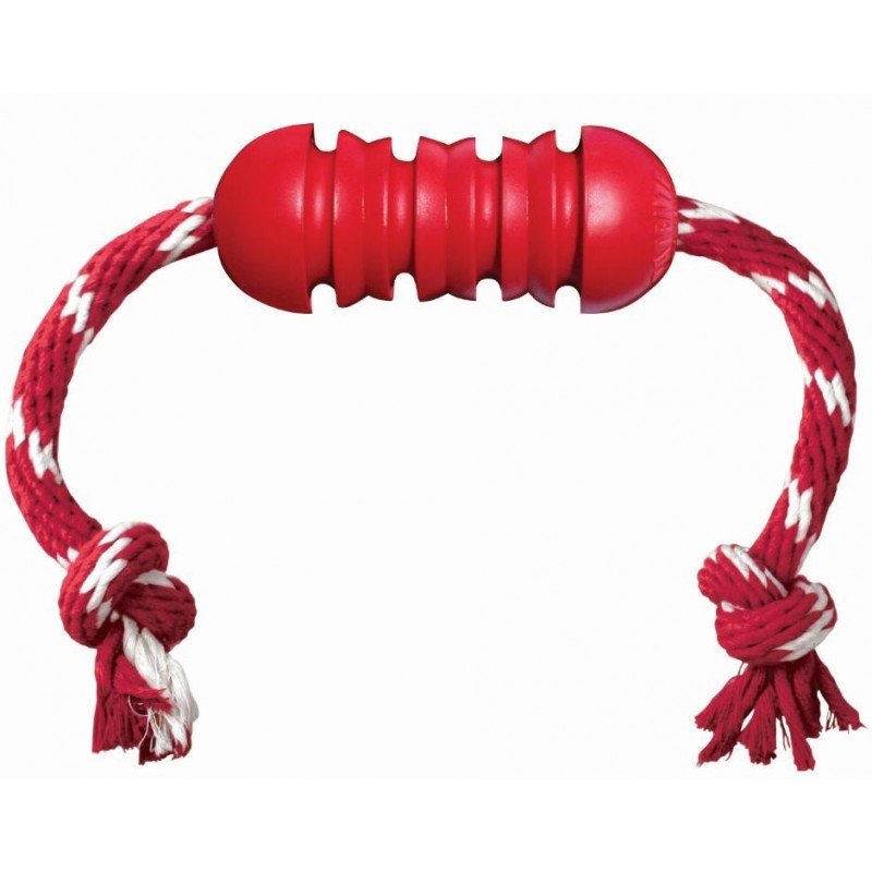 Juguete Perro Kong Dental con Cuerda Talla M