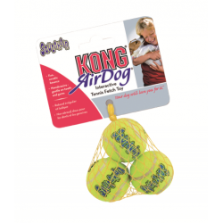 Juguete Pelota Air Dog Squeaker T-Xs 3 unid. Kong