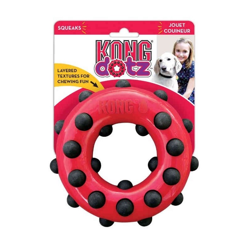 Juguete Mordedor Dotz Redondo T-L Kong TDD11