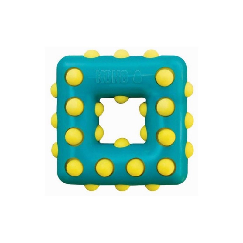 Juguete Mordedor Dotz Cuadrado T-L Kong TDD12