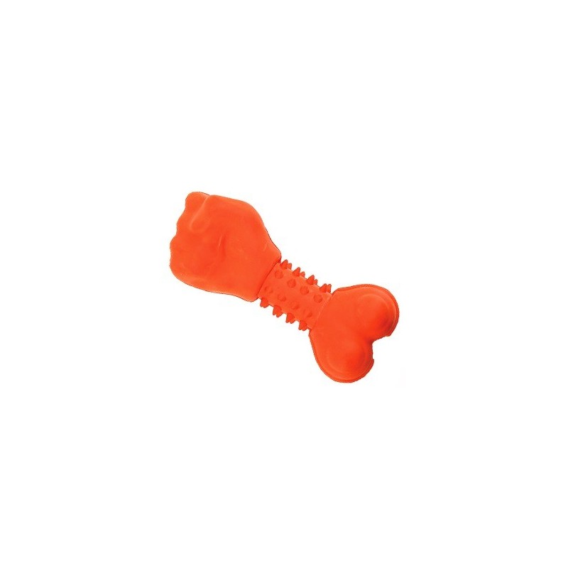 Juguete Puño naranja 17cm Freedog