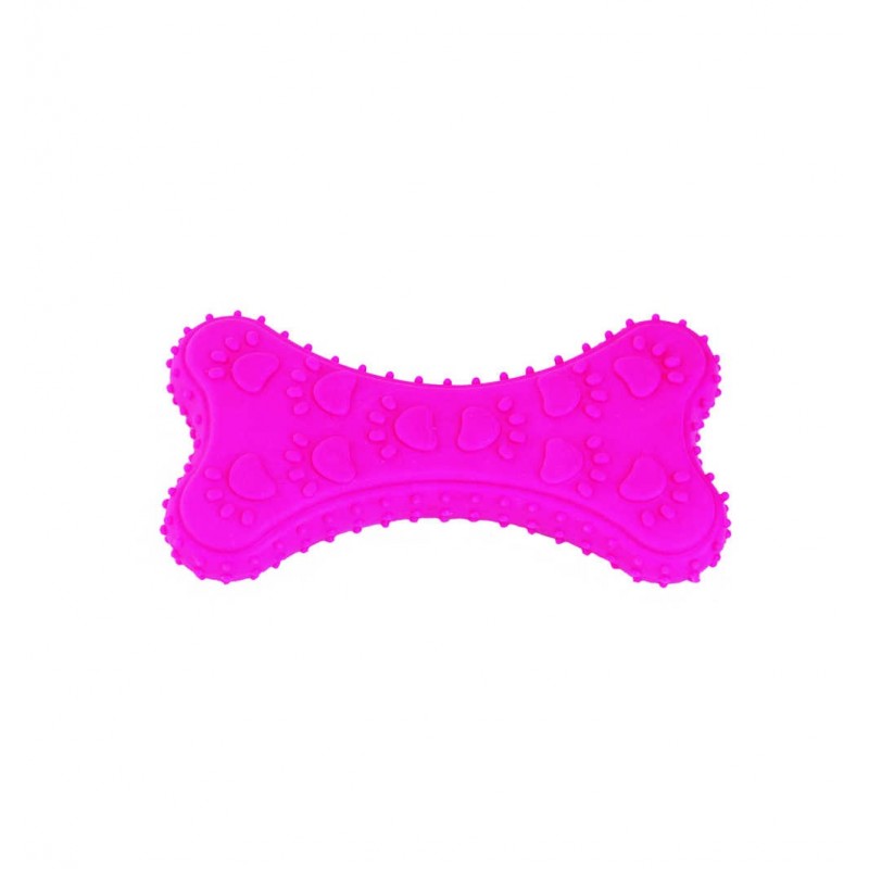 Juguete Bow-Wow Bone Rosa 10x5cm Freedog