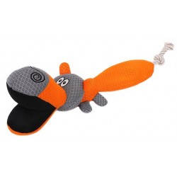 Juguete Happy Dog Hippo Naranja 51cm Freedog