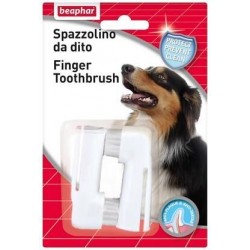 Cepillo de Dientes de Dedo Para Perro Beaphar