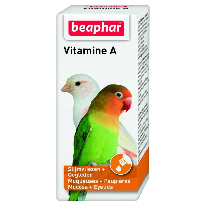 Vitamina A para Pájaros 20ml Beaphar