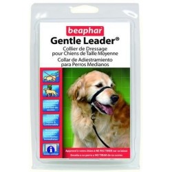 Collar Adiestramiento Perro Gentle Leader Negro Mediano Beaphar