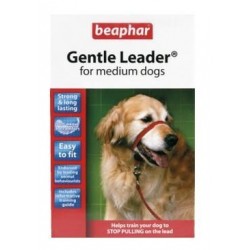 Collar Adiestramiento Perro Gentle Leader Rojo Mediano Beaphar