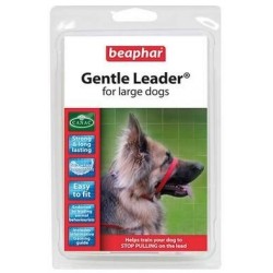 Collar Adiestramiento Perro Gentle Leader Rojo Grande Beaphar