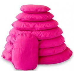 Funda Para Cama Perro Ovalada Fucsia 60cm Lex&Max