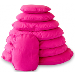 Funda Para Cama Perro Ovalada Fucsia 115cm Lex&Max