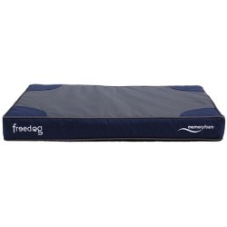 Cama Memory Foam Flat azul 51x76x10cm Freedog