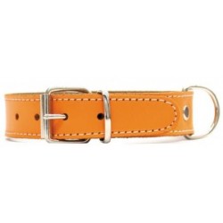 Collar Perro Piel Mountain Naranja Talla 70