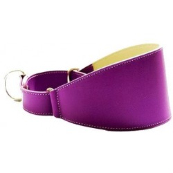 Collar Perro Galgo Martingale Violeta Talla 45