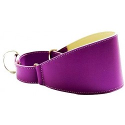 Collar Perro Galgo Martingale Violeta Talla 45