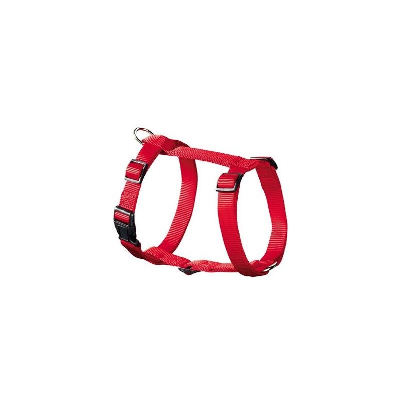 Arnés Perro Nylon Regulable Rojo Talla XS Hunter