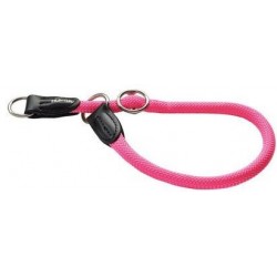 Collar Adiestramiento Perro Nylon Regulable Rosa Talla 50 Hunter