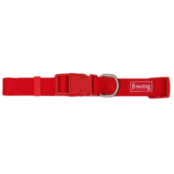 Collar Perro Nylon Basic Rojo Talla 0