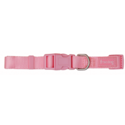 Collar Perro Nylon Basic Rosa Talla 0