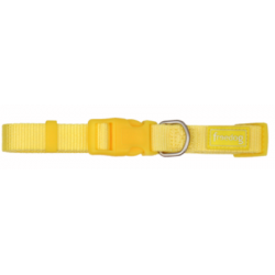 Collar Perro Nylon Basic Amarillo Talla 0