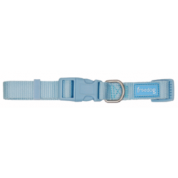 Collar Perro Nylon Basic Azul Claro Talla 0