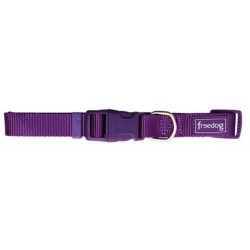 Collar Perro Nylon Basic Violeta Talla 0