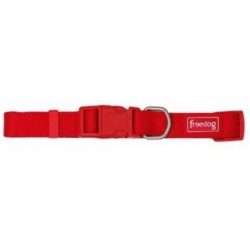 Collar Perro Nylon Basic Rojo Talla 1