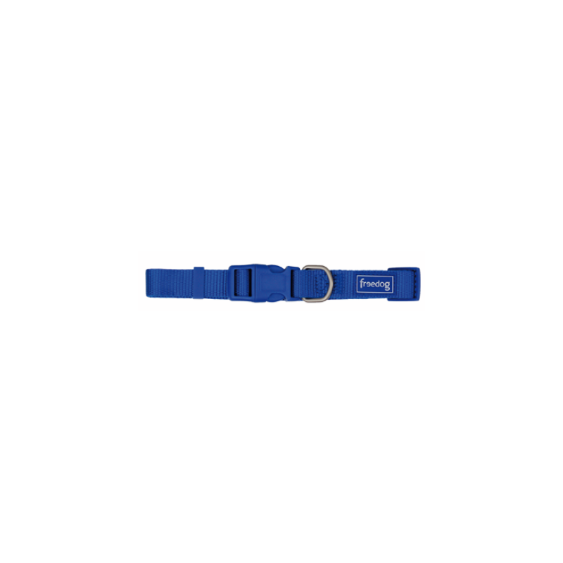 Collar Perro Nylon Basic Azul Talla 2