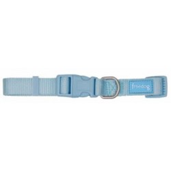 Collar Perro Nylon Basic Azul Claro Talla 2