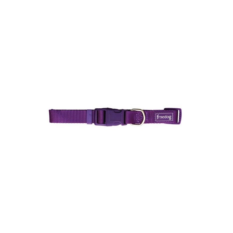 Collar Perro Nylon Basic Violeta Talla 3