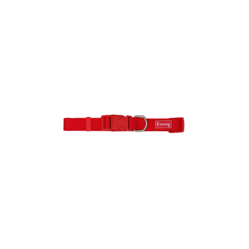 Collar Perro Nylon Basic Rojo Talla 4