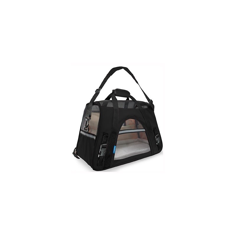 Transportín Fly Negro 48x25x33cm Freedog