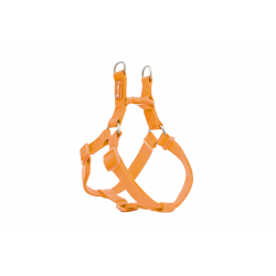 Arnés Perro Nylon Basic Tipo A Naranja 1 cm x 20-36cm. Freedog