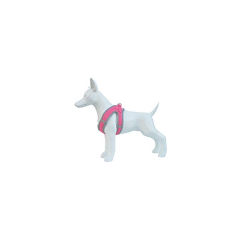 Arnés Perro Soft Rosa Talla M