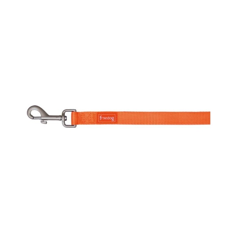 Correa Perro Nylon Basic Naranja Talla 1