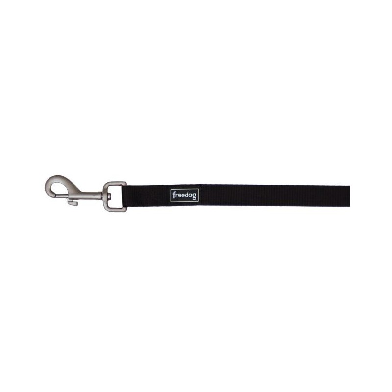 Correa Perro Nylon Basic Negro Talla 1