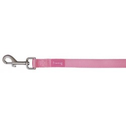 Correa Perro Nylon Basic Rosa Talla 1