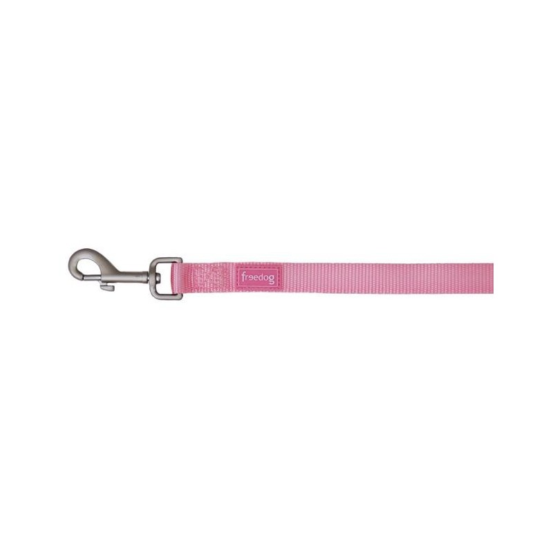 Correa Perro Nylon Basic Rosa Talla 1