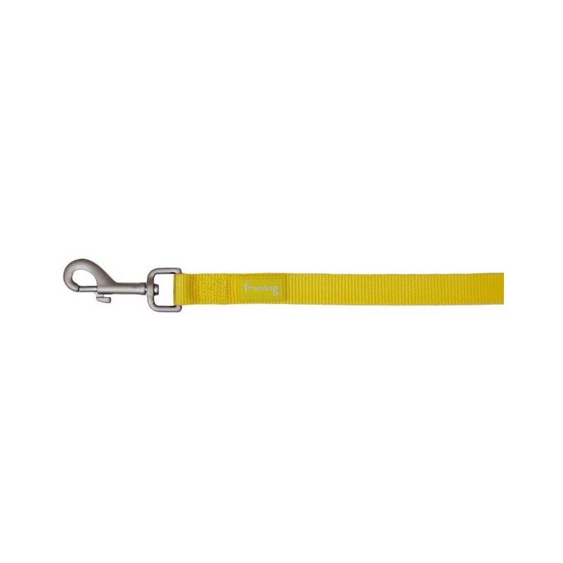 Correa Perro Nylon Basic Amarilla Talla 1