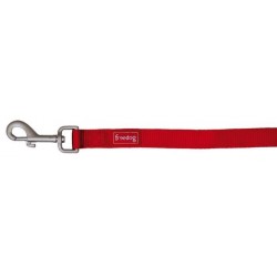 Correa Perro Nylon Basic Rojo Teja Talla 1