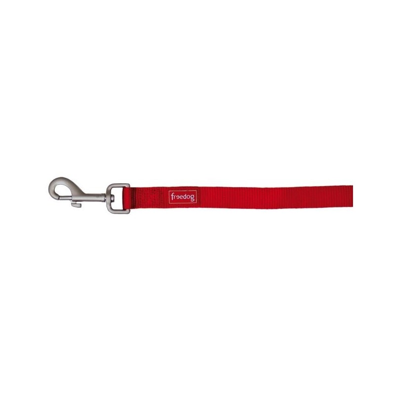 Correa Perro Nylon Basic Rojo Teja Talla 1