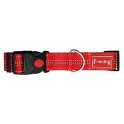 Collar Perro Plus Nylon Rojo 40 mm x 55-75 cm