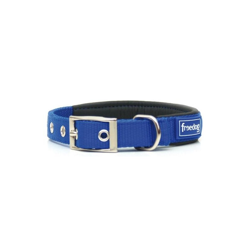 Collar Perro Ergo Mediano Azul 2 x 40 cm. Freedog