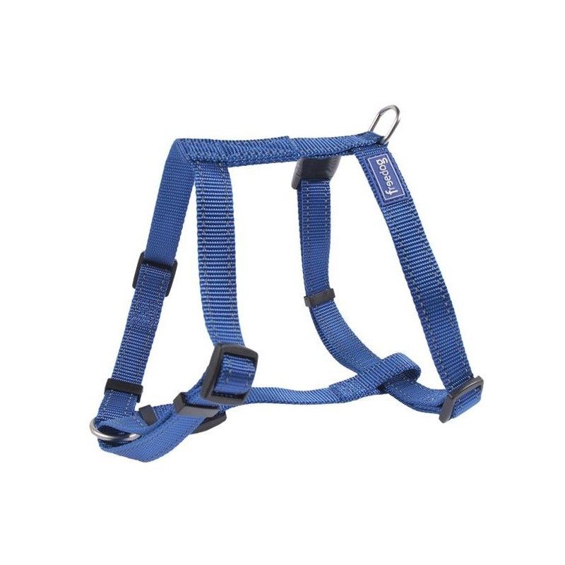 Arnés Perro Nylon Reflect Azul 10mm. Freedog