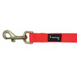 Correa Perro Nylon Fluor Naranja 20mm. Freedog