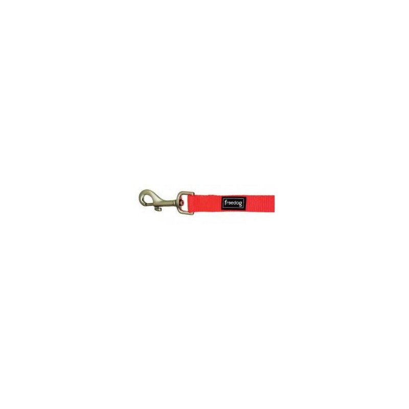 Correa Perro Nylon Fluor Naranja 20mm. Freedog