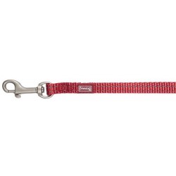 Correa Perro Nylon Reflect Rojo 15mm