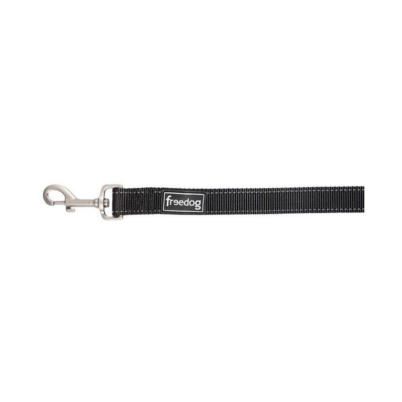 Correa Perro Nylon Reflect Negro 15mm